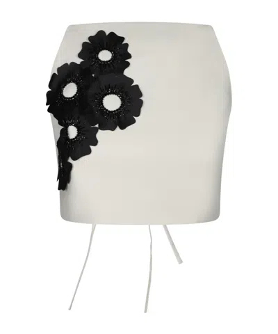 MSGM MSGM SLEEVELESS FLORAL EMBELLISHED TOP