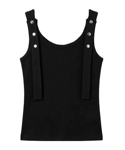 Msgm Sleeveless Vest In Black