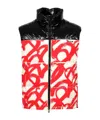 Msgm Sleeveless Vest In Red
