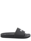 Msgm Slide Con Logo In Black
