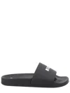 Msgm Slide Con Logo In Black