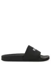 Msgm 15mm Rubber Pool Slide Sandals In Black