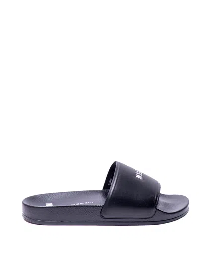 Msgm Sliders In Black