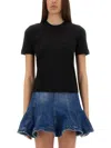 Msgm Slim Fit Crew Neck T-shirt