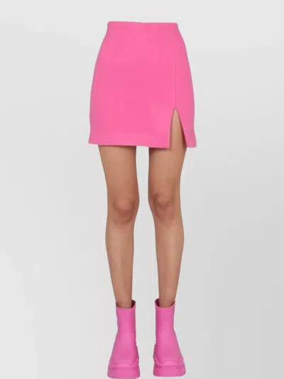 MSGM SLIT MINI SKIRT HIGH WAIST