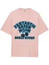 Msgm T-shirt Mit Slogan-print In Rosa