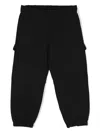 Msgm Slouchy Cargo Trousers In Black
