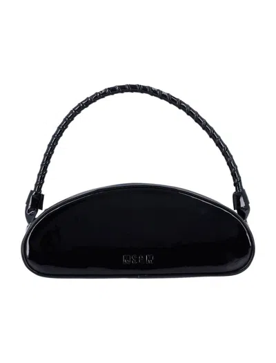 Msgm Small Bean Bag In Black