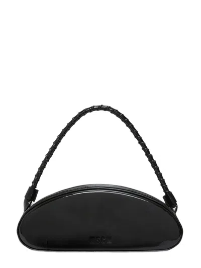 Msgm Small Bean Bag In Black