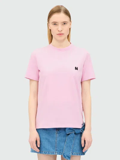 Msgm Small M T-shirt In Pink