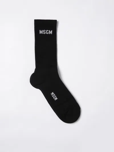 Msgm Socks  Men Color Black