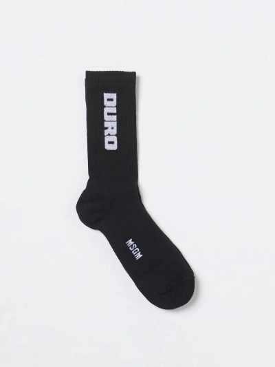 Msgm Socks  Men Colour Black