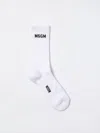 Msgm Socks  Men Color White In White