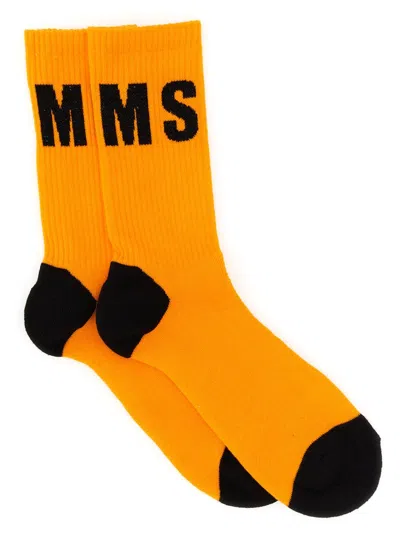 MSGM MSGM SOCKS WITH LOGO