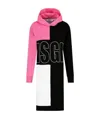Msgm Spliced Logo Sweater In Black