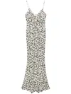 Msgm Woman Maxi Dress Ivory Size 4 Viscose In Weiss