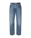 Msgm Straight-leg Denim Jeans In Blue