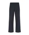Msgm Straight-leg Elasticated Trousers In Blue