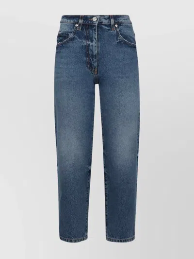 MSGM STRAIGHT-LEG JEANS FIVE POCKETS