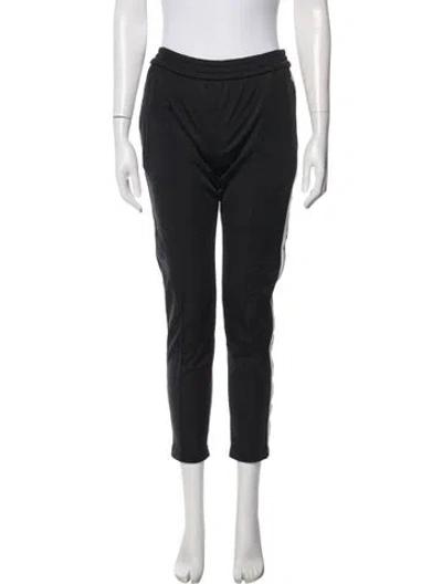 Pre-owned Msgm Straight Leg Pants In Black