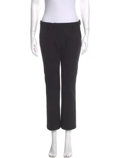 Pre-owned Msgm Straight Leg Pants In Gray