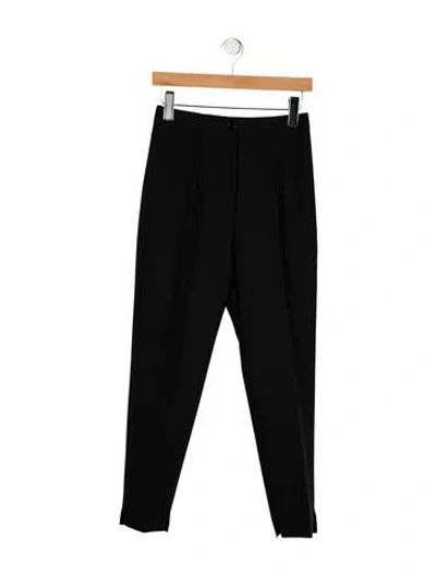 Pre-owned Msgm Straight Leg Pants W/ Tags In Black