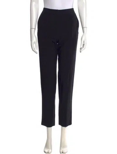 Pre-owned Msgm Straight Leg Pants W/ Tags In Black