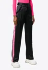 Msgm Straight-leg Tailored Pants In Black
