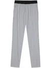 Msgm Straight-leg Tailored Trousers In 灰色