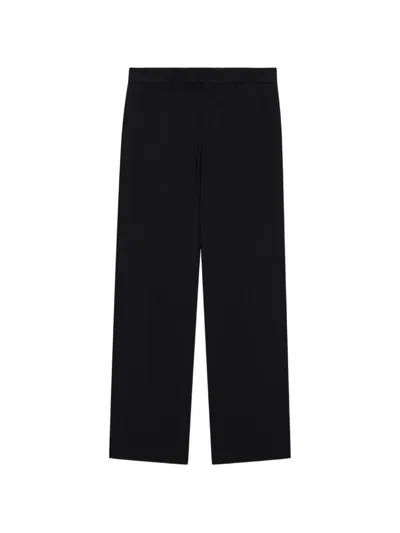 Msgm Straight-leg Trousers In Black