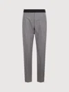 Msgm Straight-leg Virgin-wool-blend Trousers