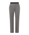 Msgm Virgin Wool Trousers In Gray