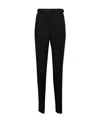 Msgm Straight Trousers In Black