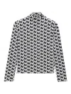Msgm Logo-print High-neck T-shirt In Negro