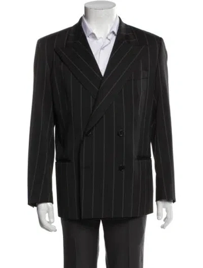 Pre-owned Msgm Striped Blazer In Multi