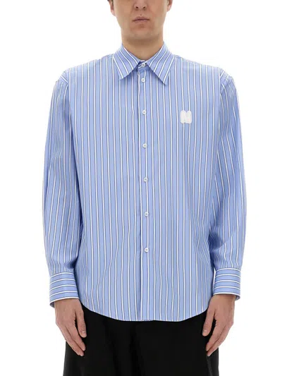MSGM MSGM STRIPED COTTON SHIRT