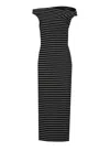 Msgm Dress Knee Length Wide Neck In Black