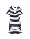 Msgm Striped Dress In Multi