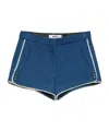 Msgm Striped-edge Mini Shorts
