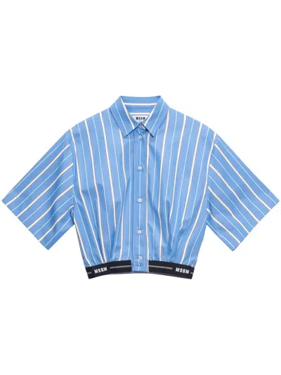 MSGM STRIPED SHIRT