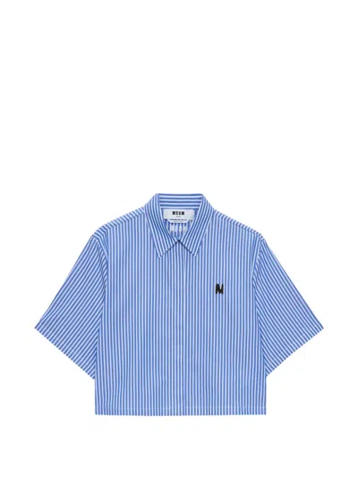 MSGM STRIPED SHIRT