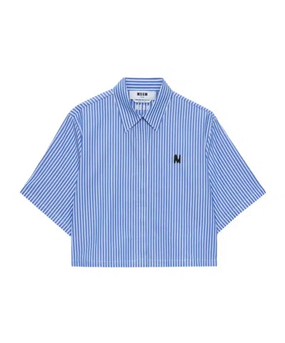 MSGM STRIPED SHIRT