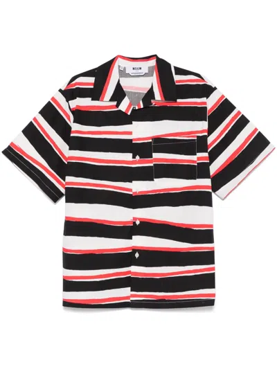 MSGM STRIPED SHIRT