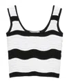 Msgm Striped Tank Top