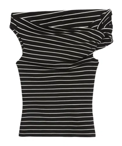 MSGM STRIPED TANK TOP