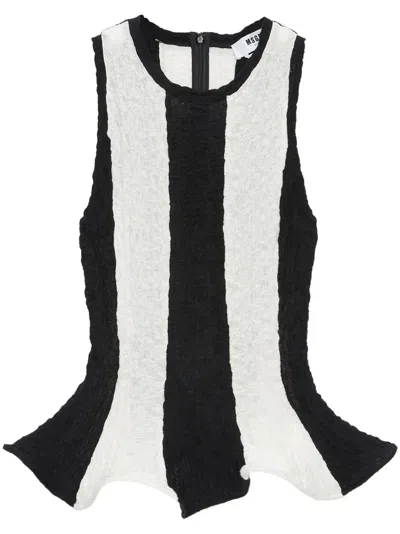 MSGM STRIPED TOP