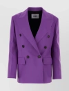 MSGM STRUCTURED DOUBLE-BREASTED WOOL BLAZER