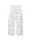 Msgm Stud-detail Jeans In White