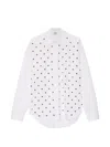 Msgm Stud-embellishment Shirt In White
