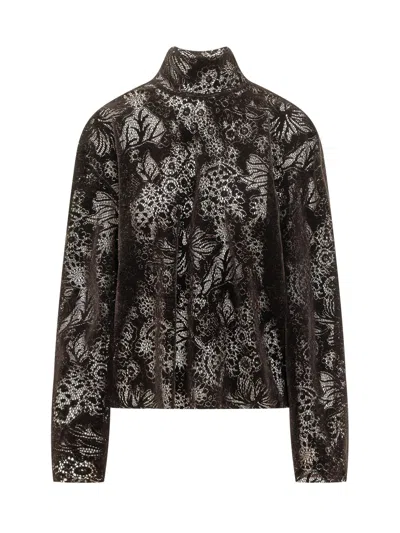Msgm -style Blouse In Black
